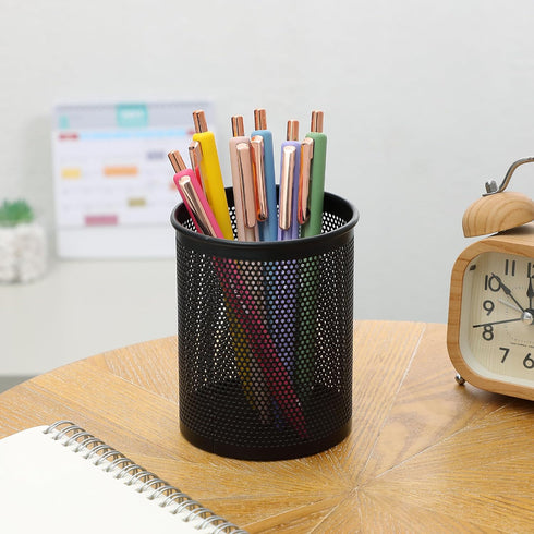 Mr. Pen- Retractable Gel Pens, 6 Pack, Black Ink Gel Pens, Vibrant Barrels, Fast Dry, Gel Pens Fine Point 0.5mm, Retractable Pens, Cute Pens, Gel ...