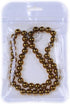 Gemstone Round Loose Beads Approxi 15.5 inch 1 Strand per Bag for Jewelry Making Findings Accessories (8mm, Gold Plated Hematite)...