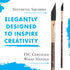 Princeton Artist Brush Neptune, Brushes for Watercolor Series 4750, Dagger Synthetic Squirrel, Size 25...