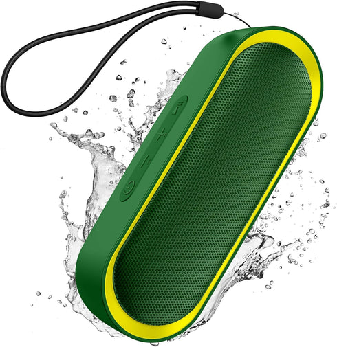 LENRUE Bluetooth Speakers, Waterproof Portable Speakers with TWS, 24 Playtime, Stereo Sound, Wireless for Home Shower Pool Beach Outdoor (Green).....