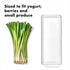OXO Good Grips Fridge Organization Bin 5 in x 14 in - for Yogurt Cups, Small Produce, Berry Bins and More...