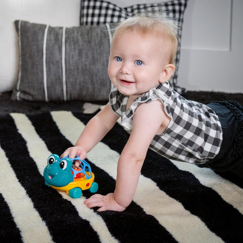 Baby Einstein Curious Car Neptune Oball Toy Car & Rattle, Ages 3 Months and Up...
