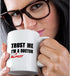 3dRose mug_195601_3 Trust Me Im Almost a Doctor Medical Medicine Or Phd Humor Student Gift Magic Transforming Mug, 11-Ounce...