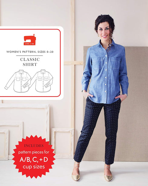 Liesl + Co Classic Shirt Sewing Pattern...