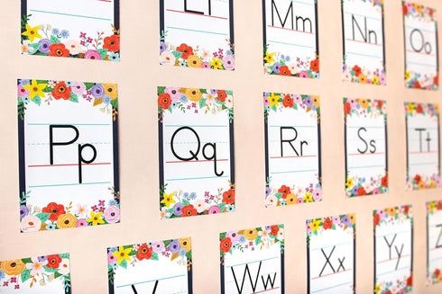 Teacher Created Resources Wildflowers Alphabet Bulletin Board (TCR6818)...