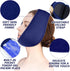 Wisdom Teeth Ice Pack Head Wrap, Face Ice Pack for Jaw Oral Surgery Pain Relief for TMJ, Teeth Removed, 4 Cold Therapy Gel Packs Reusable, Blue...