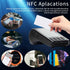 50pcs NFC Card NTAG215 NFC Cards Chip, NFC Stickers,Blank Labeling Tags, 504 Byte Programmable NFC Tags Compatible with Android and NFC-Enabled Ph...