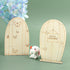 AUEAR, 24 Pack Fairy Door Miniature Wooden Garden Doors Windows Unfinished Fairy Window Accessories Mini Fairy House DIY Craft for Wall Home Party...