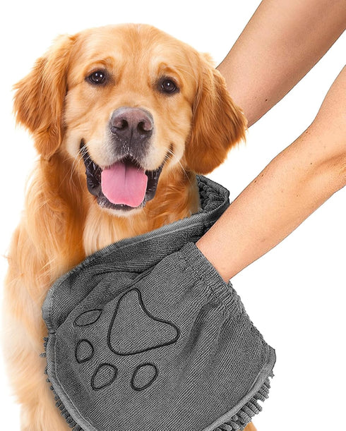 Microfiber Dog Towels for Drying Dogs, Super Absorbent, Soft and Quick Drying Pet Grooming Towel, 31Inch X 13Inch, Perfect Pets' Shower & Bath Sup...