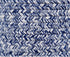 Super Area Rugs Farmhouse Braided Rug Cotton Kitchen Reversible Carpet Blue & White, 8" X 28" - Single Stair Tread...