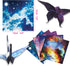 Origami Paper 6x6 Double Sided 50 Sheets 10 Colors origami kit Japanese Chiyo Square Craft Kits Easy Fold Arts Crafts DIY Handwork Beginner Starry...