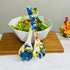 UPware 2-Piece 13 Inch Melamine Salad Server Serving Utensil Set Includes Salad Spoon and Salad Fork (Butterfly Floral)...