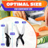 Vegetable Chopper Kitchen Scissors - Vegetable Scissors Food Cutter Quick Vegetable Cutter Knife Fruit Cutter Tools - Vegetable Slicer Food Choppe...