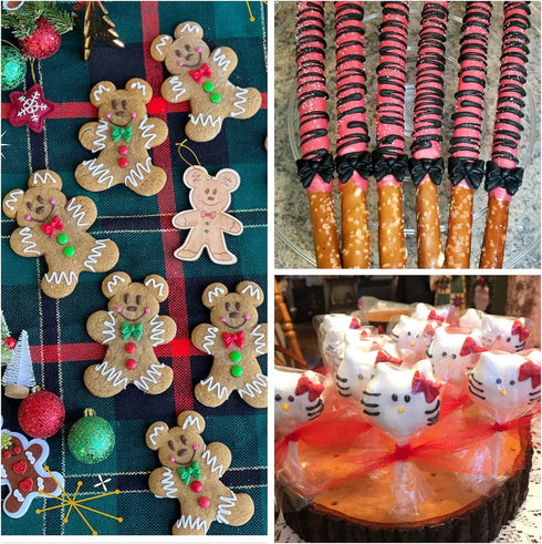 Mini Bow Silicone Fondant Molds Bowknot Fondant Chocolate Candy Molds For Cake Decorating Cupcake Topper Gum Paste Polymer Clay...