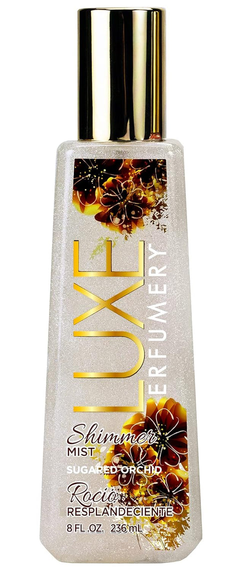 Luxe Perfumery Shimmer Body Mist, Sugared Orchid, 8.0 fl oz...