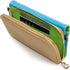 Clutch Wallet with Wristlet and Crossbody Strap for Smartphones or Phablets up to 5.7 Inch - Carrying Case - Frustration-Free Packaging - Light Bl...