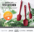 di Oro Living Silicone Spatula Set - 3-piece 600F Heat-Resistant Baking Spoon & Spatulas - Ergonomic Easy-to-Clean Seamless One-Piece Design - Pro...
