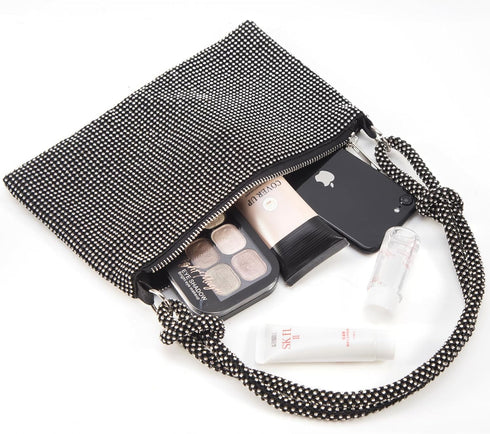 Women's Evening Bag Rhinestone Clutch Purses for Lady Party Tote Bag Prom Wedding Handbag...