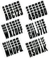 Hardline Products Series 350 Factory Matched 3-Inch Boat & PWC Registration Number Kit, Solid Black - BLK350EC...