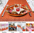 yuboo Burnt Orange Table Runners 12''x 108'', 2 Pack Glitter Sequin Table Cloth for Fall Table Decor, Birthday, Wedding, Bridal Baby Shower Hallow...