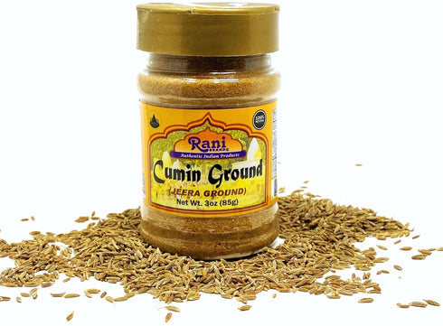 Rani Cumin (Jeera) Powder Spice 3oz (85g) PET Jar ~ All Natural | Vegan | Gluten Friendly | NON-GMO | Kosher | Indian Origin...