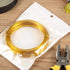 32.8 Feet Aluminum Wire, Bendable Metal Craft Wire for Making Dolls Skeleton DIY Crafts (Gold, 1.5 mm Thickness)...