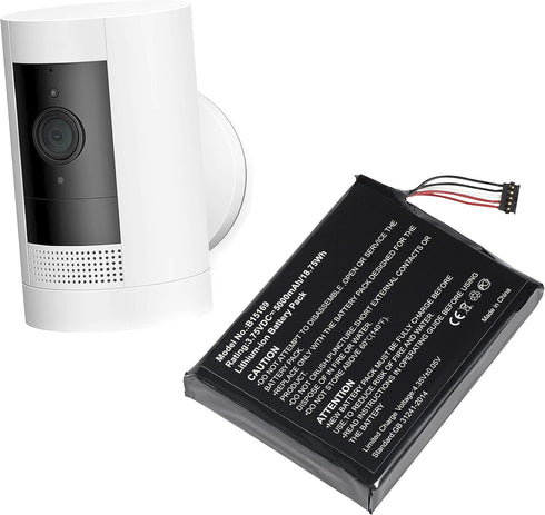 Replacement Battery for B15169 Compatible with Ring-1St Gen Video Doorbell 1St Gen 5000mAh 3.75V...