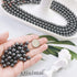 COIRIS 100 Pcs Natural Hematite Gemstone Loose Beads Round 8MM Beads 2 Strand Crystal Energy Stone Healing Power for Jewelry Making(ZS-1208-N8)...