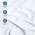 Bare Home Fitted Bottom Sheet Full Size - Premium 1800 Microfiber - Ultra-Soft Hotel Luxury - Deep Pocket - Durable and Long Lasting (Full, White)...
