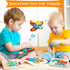 6 Pack Wooden Puzzles for Toddler 1-3 Years Old Wood Jigsaw Puzzles for Boys Montessori Games and Educational Toys for Kids Wooden Toddler Puzzles...