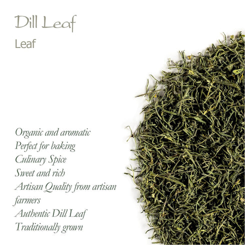 Dill Organic Quality Gourmet Herb - Perfect For Garnishing Exquisite Dishes - Organic Dill Dried Dil Herb Dried Dill Herb Dill Dry Organic Dry Dil...