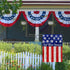 God Bless America 4th of July Home Decorative Garden Flag, House Yard American Stars Stripes Outside Decor, USA Patriotic Memorial Day Outdoor Sma...