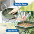 Hanging Bird Bath?Bird Bath - Bird Feeder, 2 in 1 XL Hanging Bird Feeder & Bird Bath for Outside, Hanging Bird Baths for Outdoors...