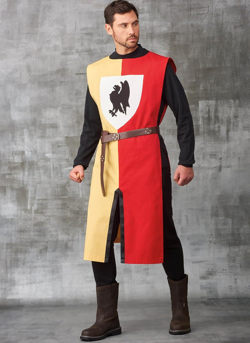 Simplicity Easy Unisex Tabards, Capes and Heraldic Shields Sewing Pattern Packet, Code S9775, One Size Fits Most Adults, Multicolor...