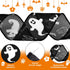 2 Rolls 12 Yards Halloween Wired Ribbons Spiderweb/Ghost Printed Ribbons Decorative Wrapping Ribbons Polyester Craft Ribbons for Halloween Home Pa...