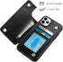 HianDier for iPhone 11 Pro Case with Card Holder Wallet Case for Women Men with Magnetic Closure Shockproof Cover for iPhone 11 Pro Phone Case-Bla...