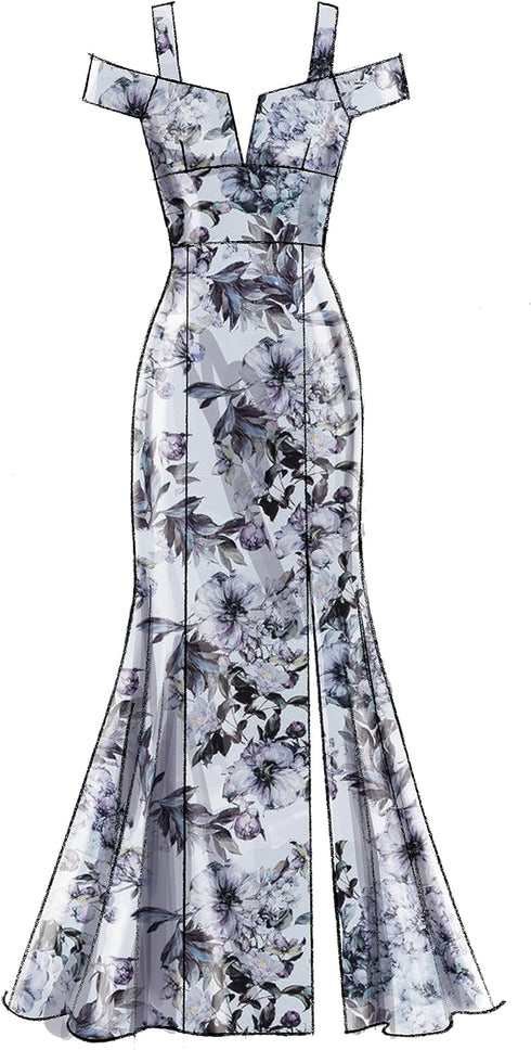 McCall Pattern Women's Fully Lined Evening and Cocktail Dress, Sizes 6-14 Sewing Pattern...