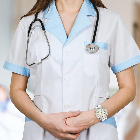 Diaofendi Nurse Watch for Medical Students,Doctors,and 24 Hour, Silicone Strap,Easy to Read Waterproof Watch...