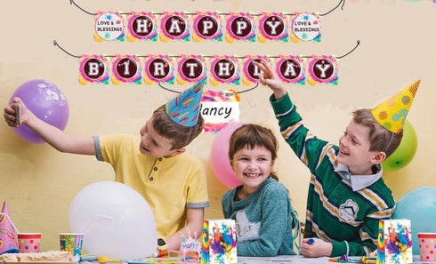 LARZN - Celebrate With an Impression Premium Tie Dye Party Bags, Camouflage Treat Bags, New, Gift Bags,Goody Bags, Tie Dye Party Favors, Tie Dye P...