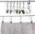Stainless Steel S Hooks Curtain Clips, 50 Pack Hanging Party Lights Clips, Hangers Gutter Photo, Art Craft Display, 2.4 Inch Long, Silver...