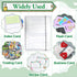 3x5 Index Card Holder Binder Card Organizer for Note Cards, Flash Cards, and Recipe Cards, 90 Card Sleeves - Stores up to 180 Index Cards, Indexca...