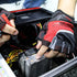Fingerless Work Gloves for Men,Utility Work Gloves for Mechanics, Flexible Breathable Fit- Padded Palm...