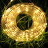 Solar Rope Light Solar Waterproof IP65 39FT 100LEDs Outdoor Rope Light?Patio Garden Solar Outdoor Lighting, Home Wedding Christmas Party Decoratio...