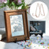 uxcell Plate Stand for Display, 2Pcs 6 Inch Iron Easel Plate Holder Display Stands Metal Decorative Plates for Picture Photo Book, Rose Gold...