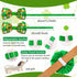 24pcs St.Patrick's Day Dog Bow Ties, Adjustable Green Pet Small Dog Collar Attachment Grooming Bowties, Lucky Clover Dog Bow Ties for Holiday Fest...