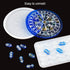 NiArt Rune Divination DIY Kit with Polyhedral Dice, Symbol Cards, Astrology Compass Epoxy Resin Molds for Handcrafting Glossy Art Agate Home Decor...