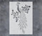 GSS Designs Peacock Stencils 12x16Inch Reusable Large Peacock on Tree Stencils for Painting on Wood Wall Canvas Fabric Furniture Crafts Peacock Fe...