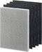 Nispira True HEPA Activated Carbon Pre Filter Compatible with Fellowes AeraMax 290 300 DX95 HF-300 Fellowes AP-300PH Air Purifier. Compared to Fel...