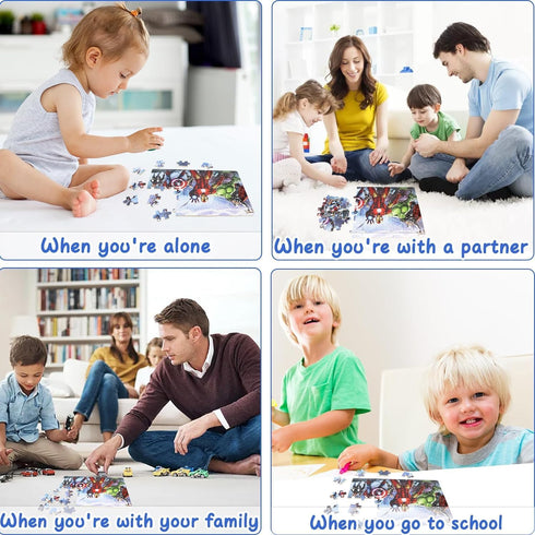 Generic NEILDEN Puzzles for Kids Ages 4-6 Toddler Puzzles for Kids 60 Pieces Puzzles in a Metal Box Educational Jigsaw Puzzles for Girls and Boys,...