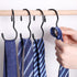 JOHOUSE 14PCS Purse Hanger for Closet, Large Size Closet Rod Hooks Black Vinyl Coated Bag Hanger Organizer Hooks Unique Twist Design for Bags Purs...